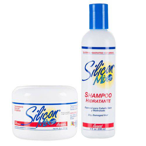 Tudo sobre 'Kit Shampoo Silicon Mix Hidratante 236ml + Mascara Tratamento Capilar Intensivo 225g'
