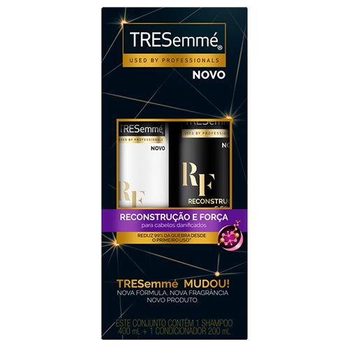 Kit Tresemme Reconstrução e Força Shampoo 400ml + Condicionador 200ml