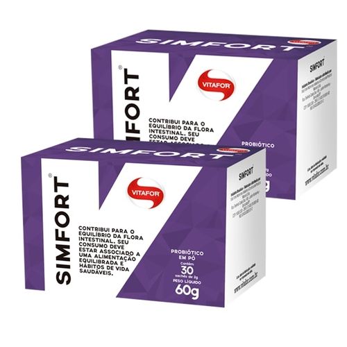 Kit 2 - Simfort - Cx 30 Sachês - Vitafor