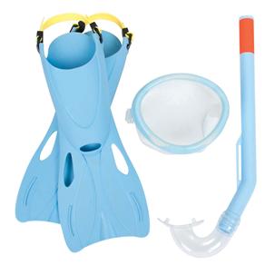 Kit Snorkel Flapper Bestway - Azul