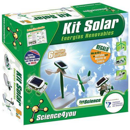 Tudo sobre 'Kit Solar 6 em 1 SCIENCE4YOU'
