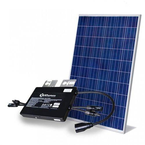 Kit Solar Fotovoltaico de 0,66 KWp Canadian - Microinversor APS YC500 - Telha Cerâmica ou Ondulada - 127V- Inmetro