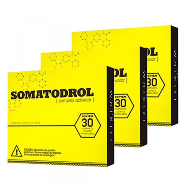 Kit 3 Somatodrol - 30 Comprimidos - Iridium Labs