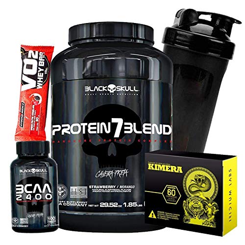 Kit Suplementos Whey + Bcaa + Termogênico Kimera