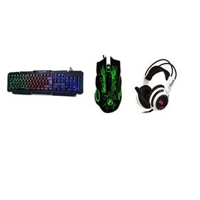 Kit Teclado BK-G200 com Mouse X9 e Fone Knup KP-400