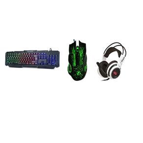 Kit Teclado BK-G200 com Mouse X9 e Fone Knup KP-400