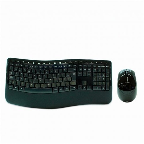 Kit Teclado e Mouse Microsoft Sem Fio Comfort 5050 PP4-00005