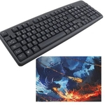 Kit teclado e mouse pad