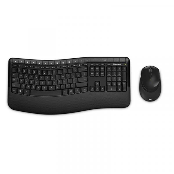 Kit Teclado e Mouse Wireless Comfort Desktop 5050 Preto - Microsoft