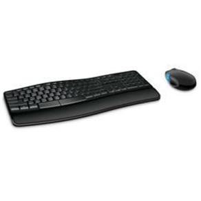 Kit Teclado e Mouse Wireless Comfort SCULPT Desktop Preto