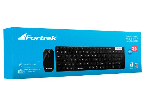 Kit Teclado+mouse Fortrek Wireless Wcf102 60980