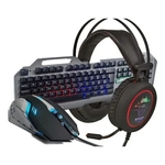 Kit Teclado Mouse Headset Gamer Pro Knup