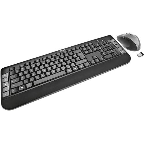 Kit Teclado Wireless Multimedia Keyboard + Mouse (ABNT2) - Trust