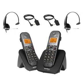 Kit Telefone Sem Fio com Ramal TS 5122 + 2 Headset - Bivolt