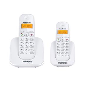 Kit Telefone Sem Fio Ts 3110 + 1 Ramal Ts 3111 Branco Intelbras