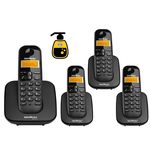 Kit Telefone Sem Fio Ts 3110 Bina 3 Ramal Ts 3111 Intelbras