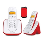 Kit Telefone TS 3110 Intelbras Com extensão Data Hora Alarme