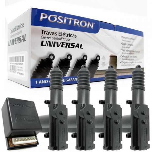 Kit Trava Elétrica 4 Portas Universal TR410 Positron - Pósitron