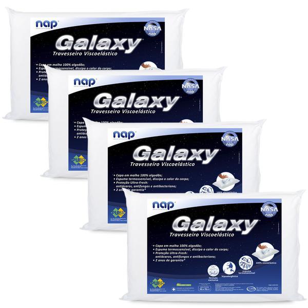 Kit Travesseiros Nasa Nap Galaxy - 4 Peças