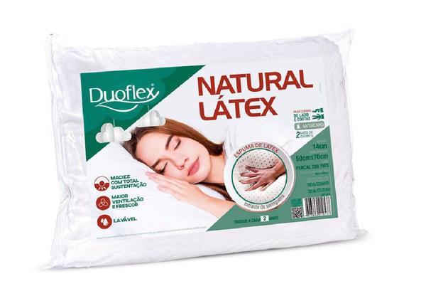 Kit 2 Travesseiros Natural Latex 50cm X 70cm Duoflex