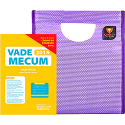 Kit - Vade Mecum 2015: Livro Edição Especial - CPC Atualizado + Capa para Vade Mecum/Livros e Bíblias Grande Lilás - Marca Fácil