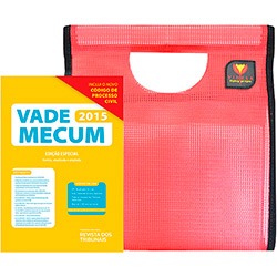 Kit - Vade Mecum 2015: Livro Edição Especial - CPC Atualizado + Capa para Vade Mecum/Livros e Bíblias Grande Maravilha Vermelha - Marca Fácil