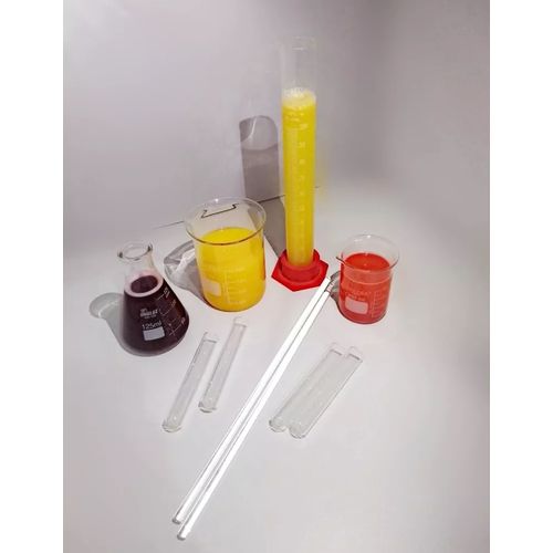 Kit Vidraria para Laboratório de Química e Biologia 10 Peças - Béquer Proveta Erlenmeyer e Outros