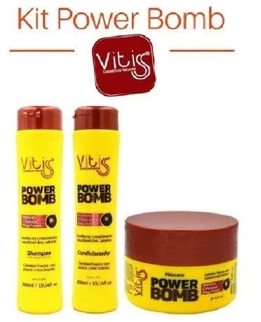 Kit Vitiss Power Bomb Shampoo 300ml + Condicionador 300ml + Máscara 250g