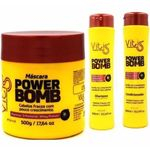 Kit Vitiss Power Bomb Shampoo + Condicionador 300ml + Máscara 500g