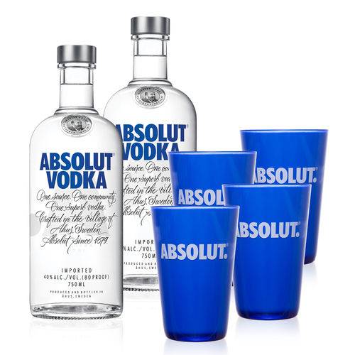 Tudo sobre 'Kit Vodka Absolut Party I'