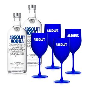 Kit Vodka Absolut Party V