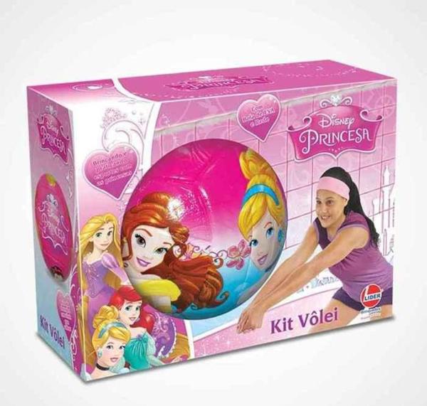 Kit Volei Princesas Líder Rosa - Lider Brinquedos