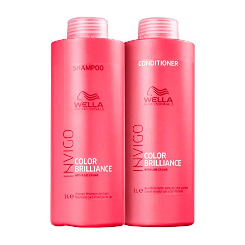 Kit Wella Invigo Color Brilliance Sh1l + Cond 1l