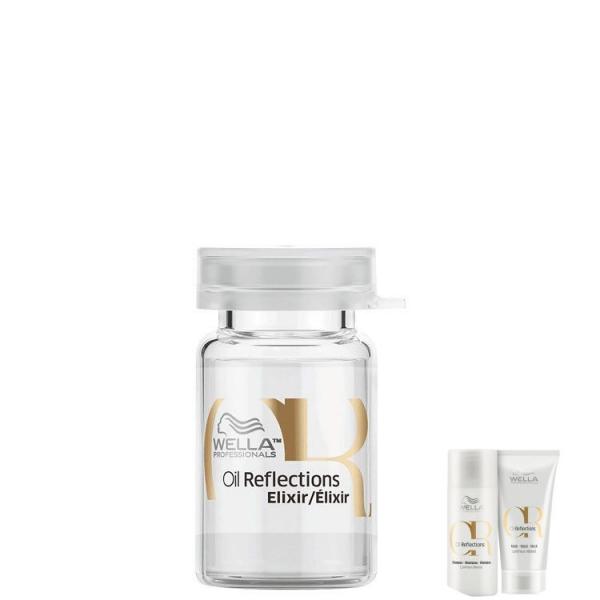 Kit Wella Professionals Oil Reflections Luminous Magnifying Elixir Sérum- Shampoo + Máscara + Ampola