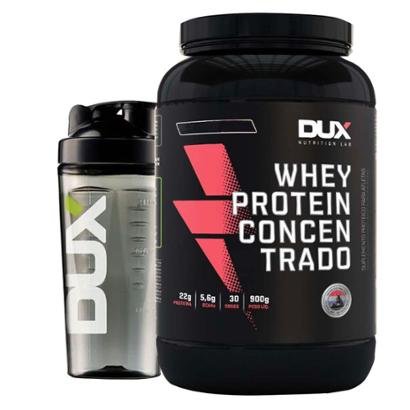 Kit Whey Protein Concentrado 900g + Coq Dux