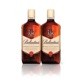 Kit Whisky Ballantine`s Finest 750ml - 2 Unidades