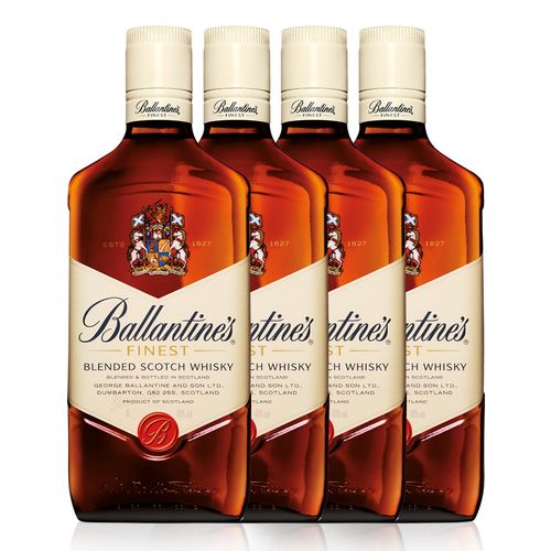 Kit Whisky Ballantine's Finest 1l - 4 Unidades