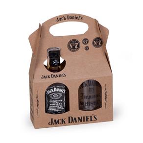 Kit Whisky Jack Daniel`s 200ml + Copo Personalizado