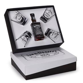 Kit Whisky Jack Daniel´s 375ml 4 Copos