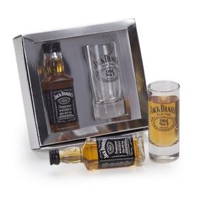 Kit Whisky Jack Daniels 50ml + Copo