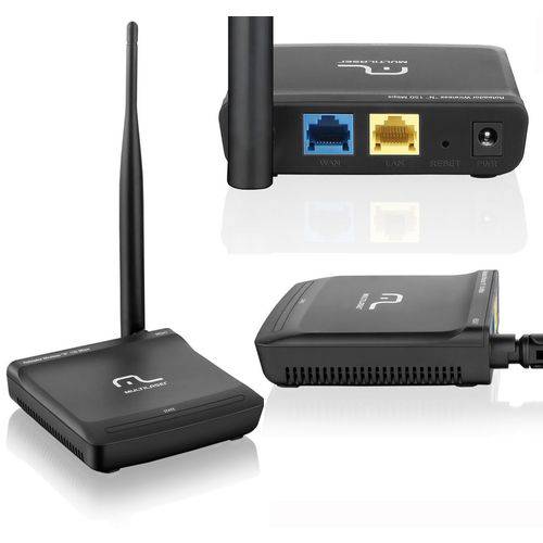 Kit Wireless Router Re047 150Mbps Mini Ant Fixa 5dbi 10 Peças