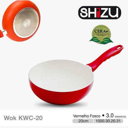 Wok 3.0 - 20cm - Ceramica Vermelha Shizu