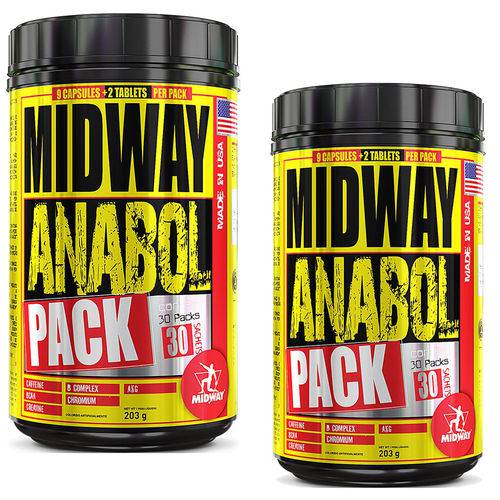 Tudo sobre 'Kit 2x Anabol Pack 60 Packs - Midway'
