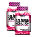 Kit 2x Colágeno Hidrolisado C/ Betacaroteno + Vit C 240caps