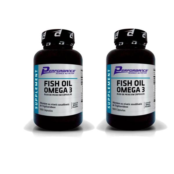 Kit 2x Fish Oil Ômega 3 100 - Performance Nutrition