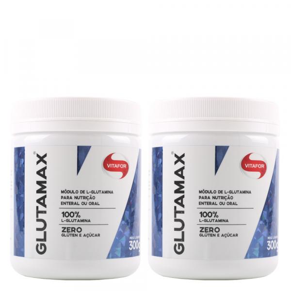 Kit 2x Glutamax 100% L-Glutamina de 300g - Vitafor