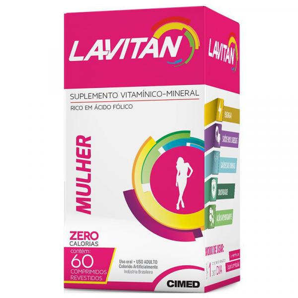 Kit 3x Lavitan A-Z Mulher Total 180 Comprimidos - Cimed