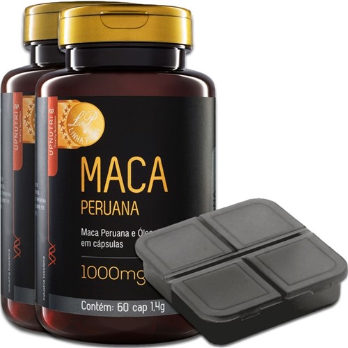 Kit 2x Maca Peruana 60 CÃ¡psulas Upnutri + Porta Comprimidos - Incolor - Dafiti