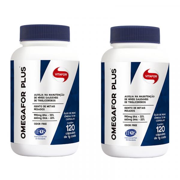 Kit 2X Omegafor Plus 120 Cápsulas - Vitafor