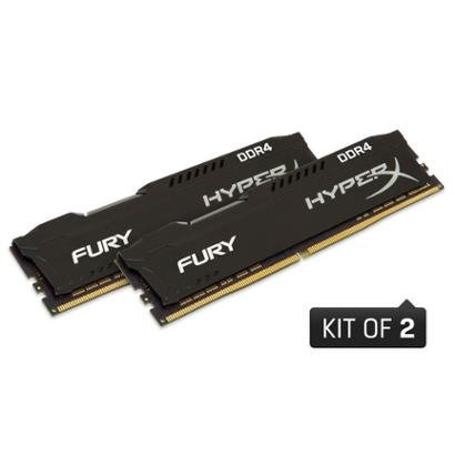 KIT (2X8GB) Memoria Desktop Gamer DDR4 HYPERX HX424C15FB2K2/16 FURY 16GB 2400MHZ CL15 DIMM